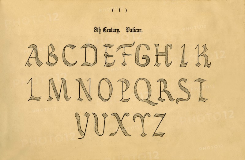 '8th Century. Vatican', 1862. Artist: Unknown.