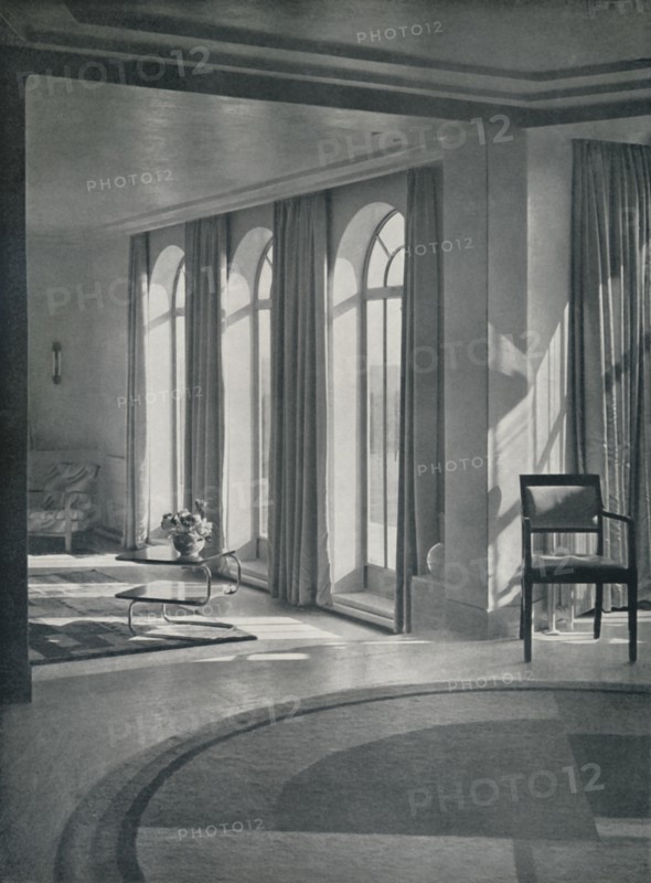 'The big room at Yaffle Hill, Broadstone, Dorset', 1933. Artist: Unknown.