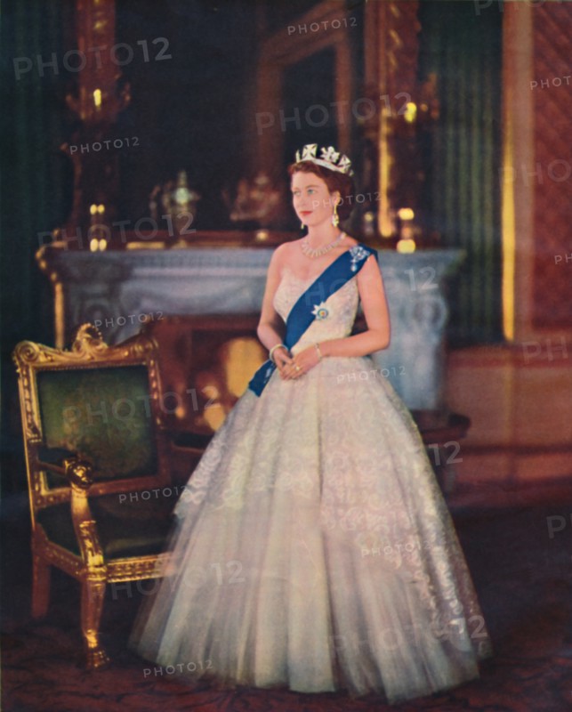 Queen Elizabeth II, 1953. Artist: Sterling Henry Nahum Baron.