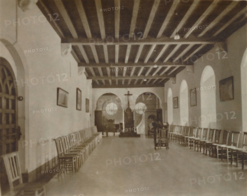 'Chapter Room, Buckfast Abbey', late 19th-early 20th century. Artist: Unknown.