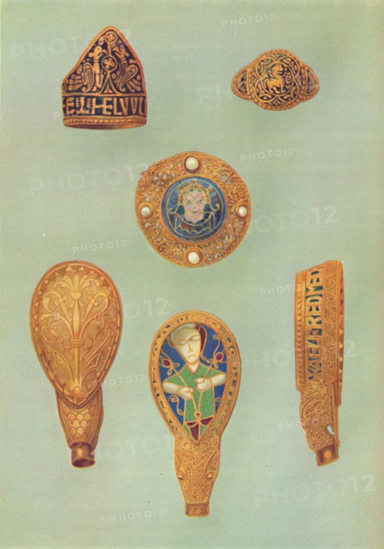 'Gold Jewellery, Mainly of the Ninth Century', (1935).  Artist: Unknown.