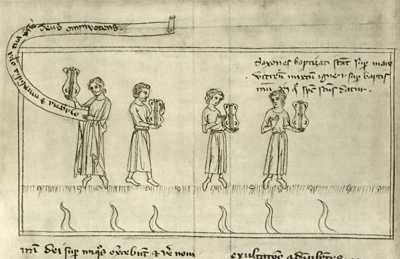 'Oliphants and crots; Scriptum super apocalypsim, from the end of the fourteenth century.', 1948. Artist: Unknown.