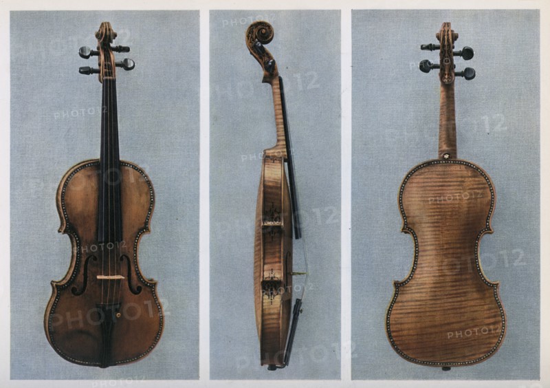 'Violin; Nicola Amati, Cremona; seventeenth century', 1948. Artist: Johann Georg Platzer.