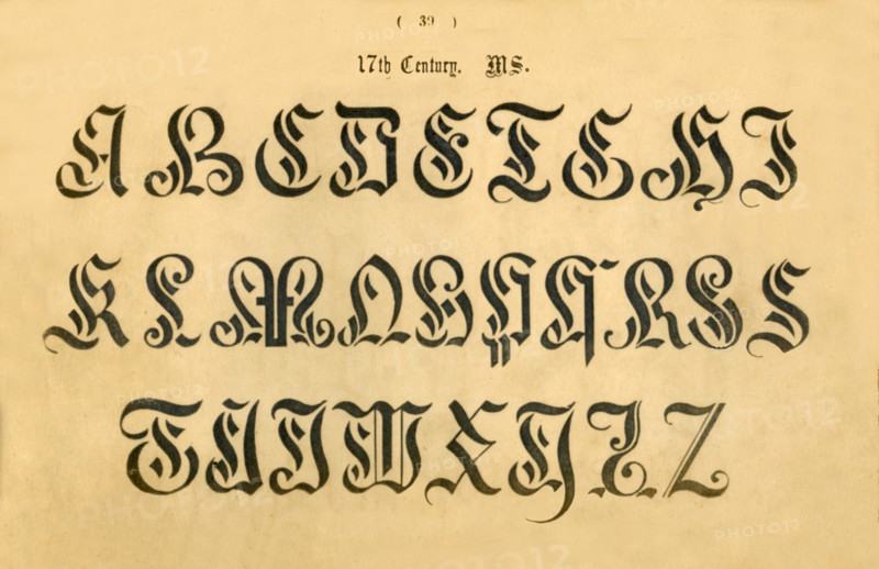 '17th Century. MS.', 1862. Artist: Unknown.