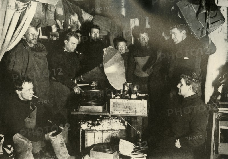 'Music in the Hut', c1908, (1909).  Artist: Unknown.