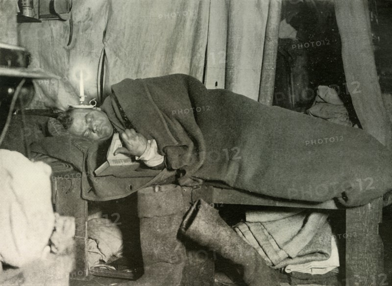 'Marston in his Bed', c1908, (1909).  Artist: Unknown.