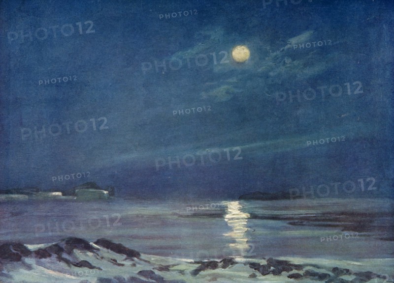'Full Moon in the Winter', c1908, (1909). Artist: George Marston.