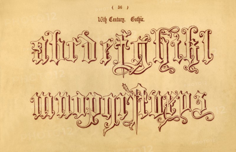 '16th Century. Gothic.', 1862. Artist: Unknown.