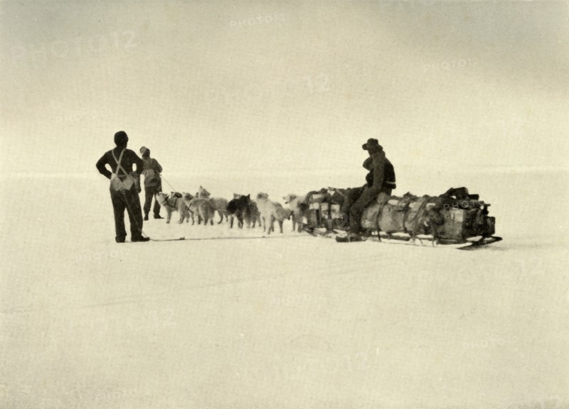 'Bluff Depot Party on the Barrier', c1908, (1909).  Artist: Unknown.