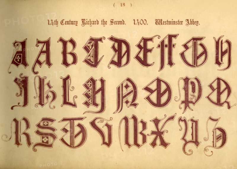 '14th Century. Richard the Second. 1400. Westminster Abbey', 1862. Artist: Unknown.