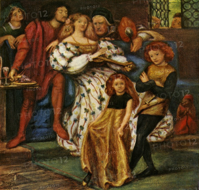 'The Borgia Family', 1863, (c1912). Artist: Dante Gabriel Rossetti.