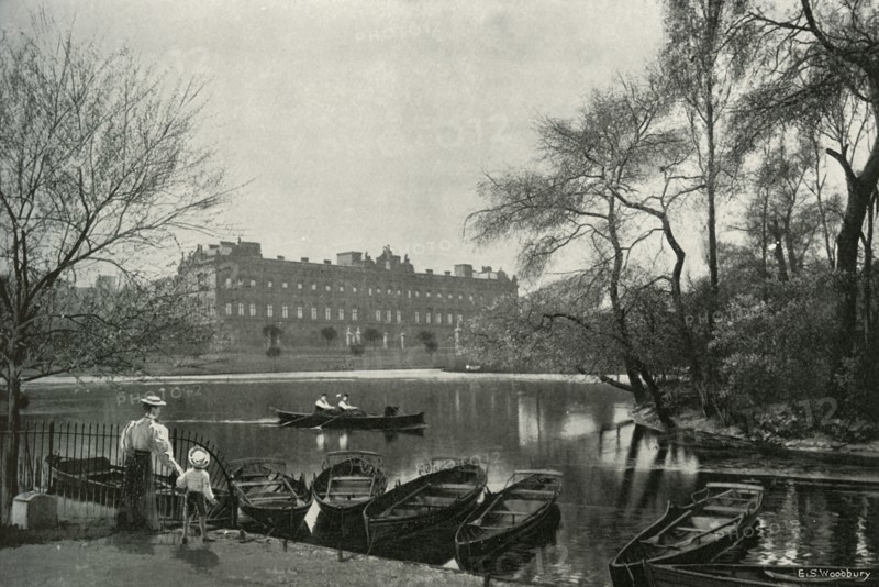 'Buckingham Palace', (c1897). Artist: E&S Woodbury.