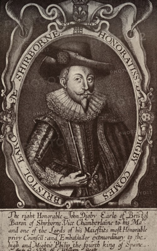 'John Digby, First Earl of Bristol', early 17th century, (1911). Artist: Renold Elstrack.