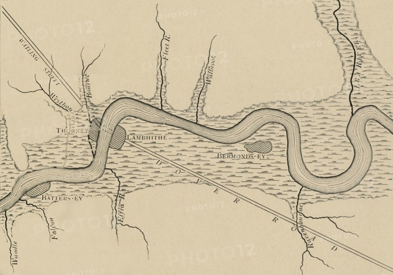 'The Marshes of Early London', 1908. Artist: Unknown.