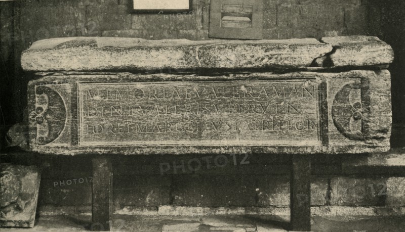'Tomb of Valerius Amandinus (A Roman General)', 1908. Artist: Unknown.