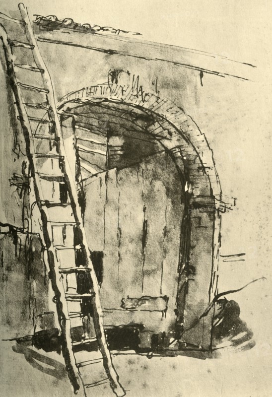 'Gateway', mid 18th century, (1928). Artist: Giovanni Battista Tiepolo.