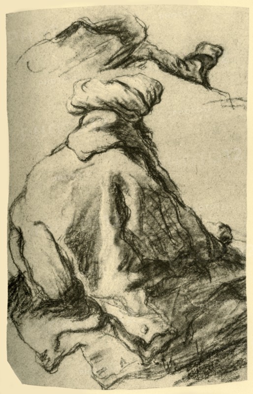 'Oriental Seated', c1740s, (1928). Artist: Giovanni Battista Tiepolo.