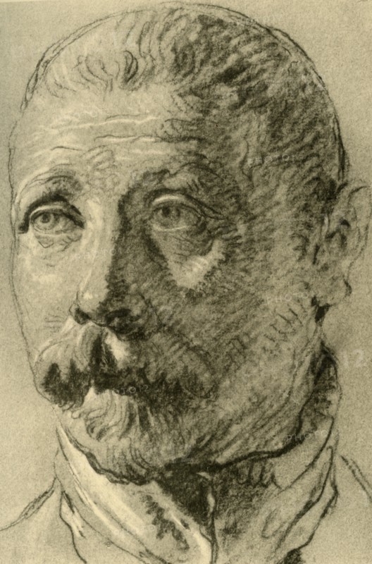 'Head of a Bearded Man', mid 18th century, (1928). Artist: Giovanni Battista Tiepolo.