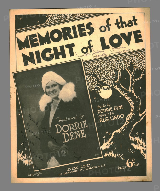 Memories of that Night of Love, c1930s. Creator: Unknown.