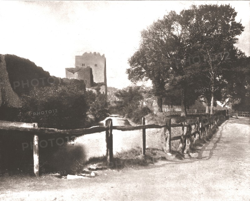 Old Moat, Portchester Castle, Hampshire, 1894. Creator: Unknown.