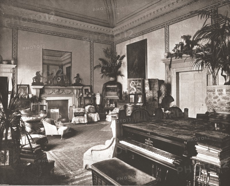 The Drawing Room at the White Lodge, Richmond Park, 1894.  Creator: Unknown.