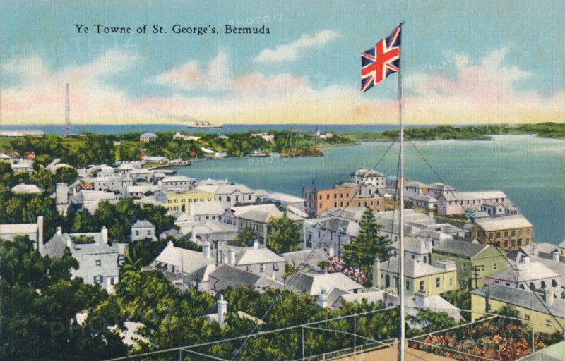'Ye Towne of St. George's, Bermuda', early 20th century. Creator: Unknown.
