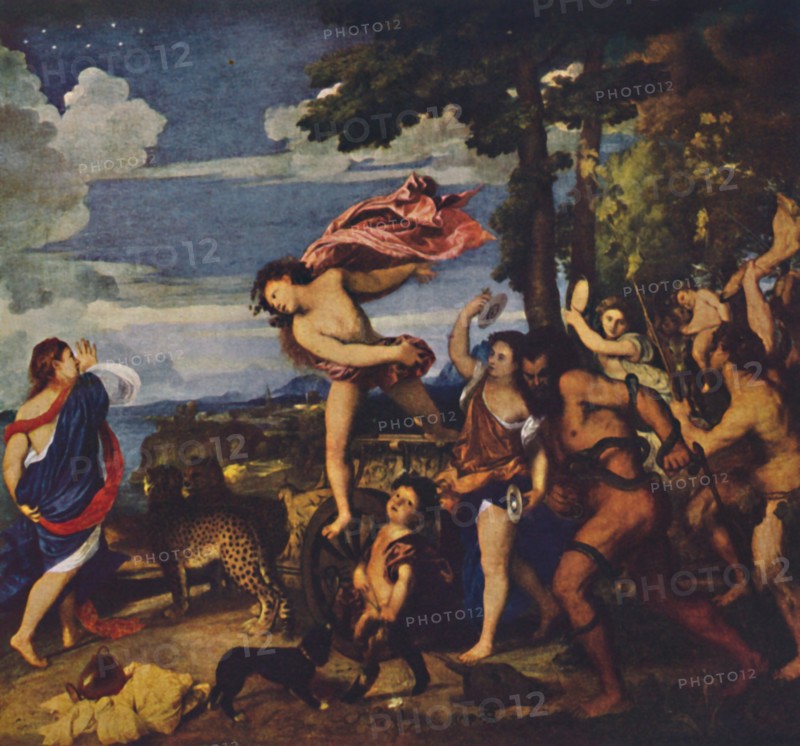 'Bacchus and Ariadne', 1520-1523, (c1950). Creator: Titian.