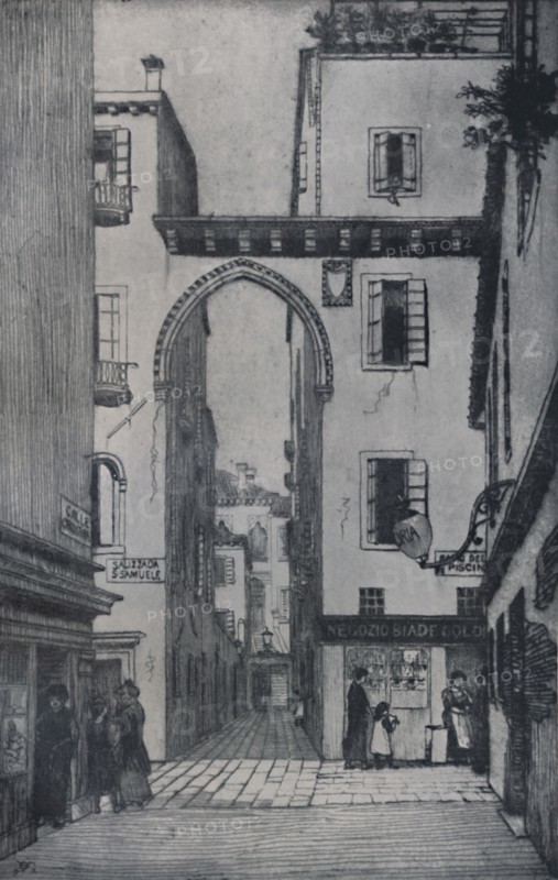 'Calle Crosera', 1913, (1925). Creator: Sydney Vacher.