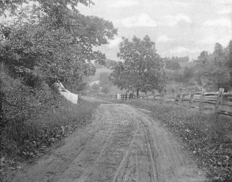 Road Alongside the Brandywine, Pennsylvania, USA, c1900.  Creator: Unknown.