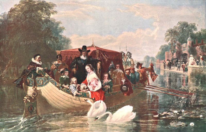 'An Episode in the Happier Days of Charles I', 1853, (c1902). Creator: Unknown.