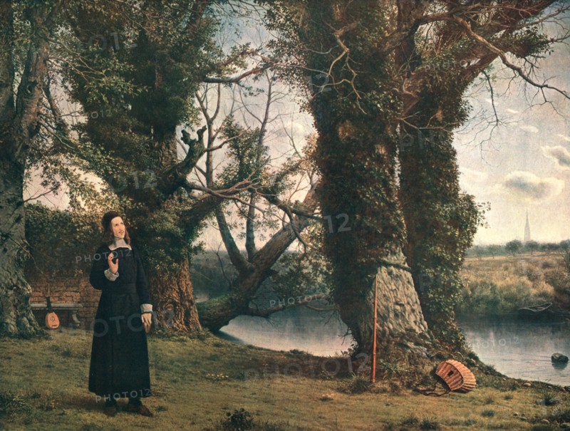 'George Herbert at Bemerton, Salisbury', 1860, (c1902). Creator: Unknown.
