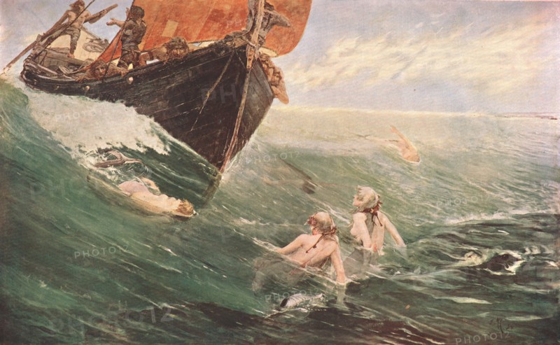 'The Mermaid's Rock', 1894, (c1902). Creator: Unknown.