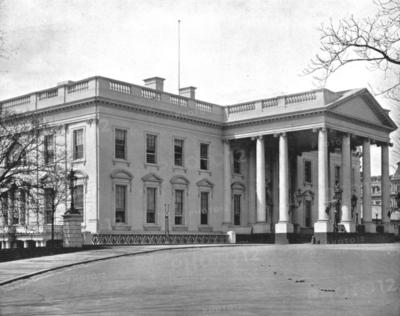 The White House, Washington DC, USA, c1900. Creator: Unknown.
