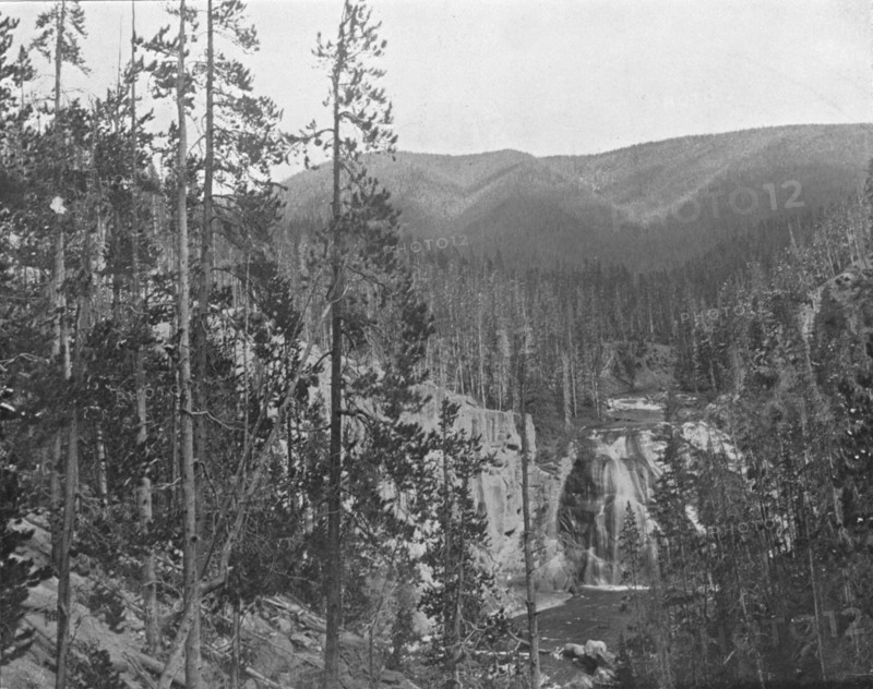 Missouri River, below Great Falls, Montana, USA, c1900.  Creator: Unknown.