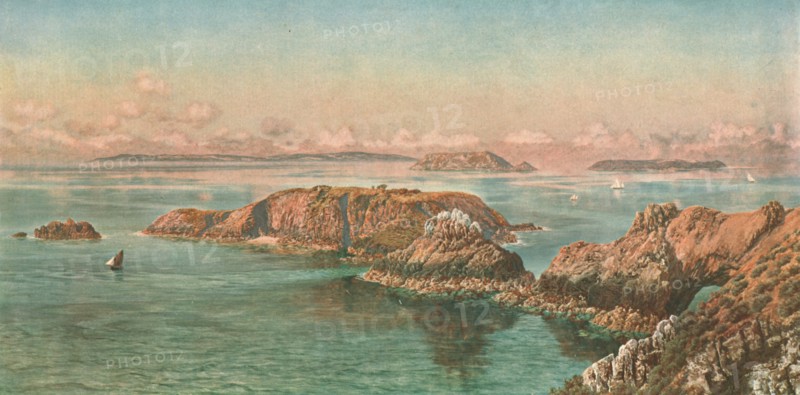 'The Norman Archipelago (Channel Islands)', 1885, (c1902). Creator: Unknown.