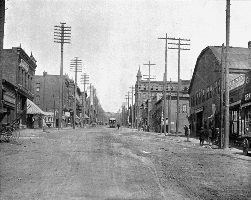 Main Street, Butte City, Montana, USA, c1900. Creator: Unknown.