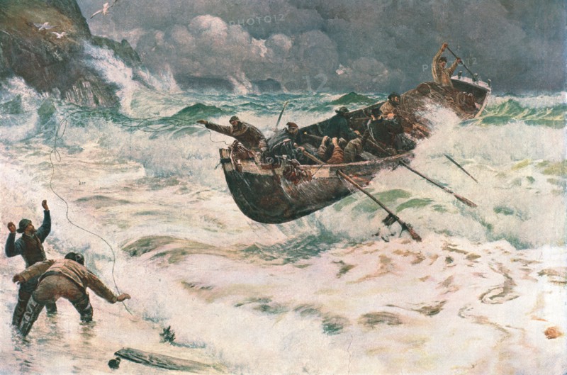 'How the Boat Came Home' 1886, (c1902).  Creator: Unknown.