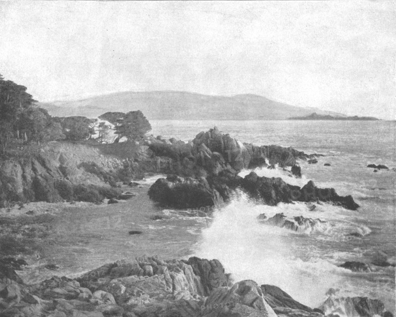 Carmel Bay, California, USA, c1900.  Creator: Unknown.
