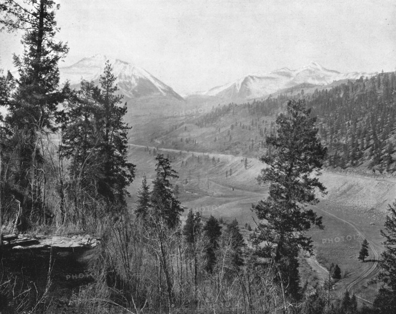 Sunshine Peak and Wilson Peak, Colorado, USA, c1900. Creator: Unknown.