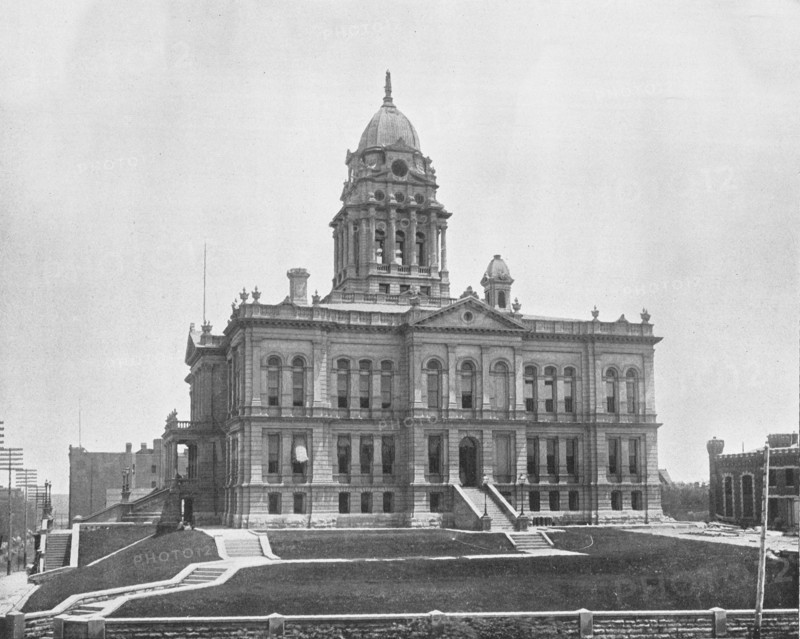 Court House, Omaha, Nebraska, USA, c1900.  Creator: Unknown.