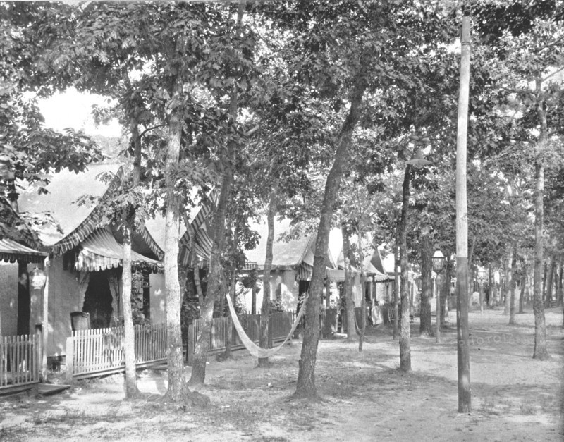 Avenue of Tents, Ocean Grove, New Jersey, USA, c1900.  Creator: Unknown.