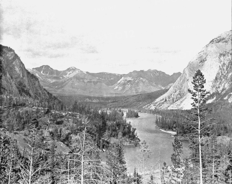 Valley of the Bow River, Alberta, Canada, c1900.  Creator: Unknown.