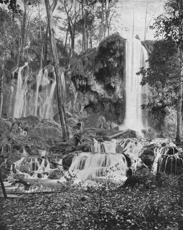 Deer Lick Falls, Mineral Springs, Virginia, USA, c1900. Creator: Unknown.
