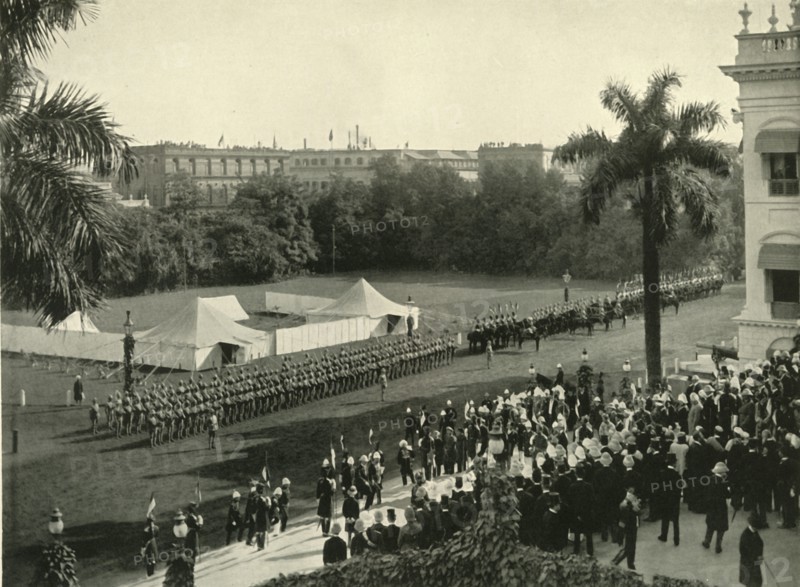 'Second Arrival of Lord Curzon at Government House, 1904', (1925). Creator: Unknown.