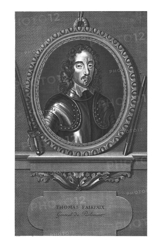 Thomas Fairfax, (early 18th century). Creator: Pierre Drevet.