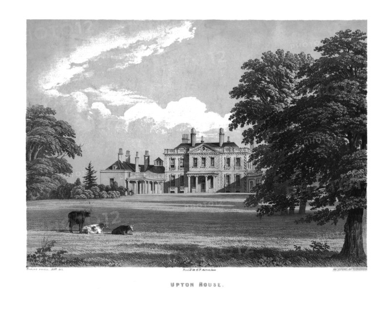 'Upton House', mid-19th century. Creator: Thomas Picken.