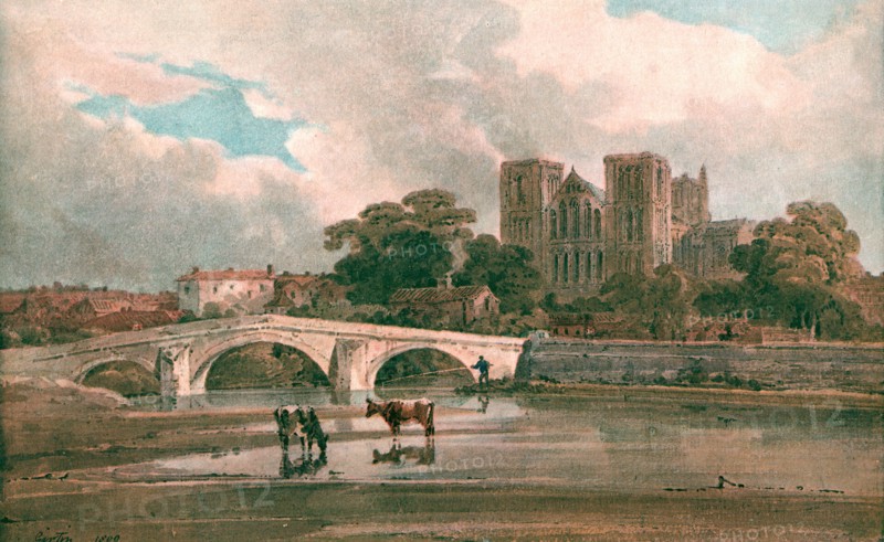 'Ripon Cathedral', c1800, (c1900). Creator: Unknown.