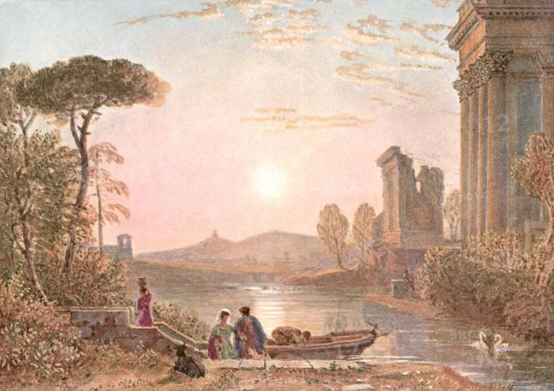 'Classical Landscape', (c1900).  Creator: Unknown.