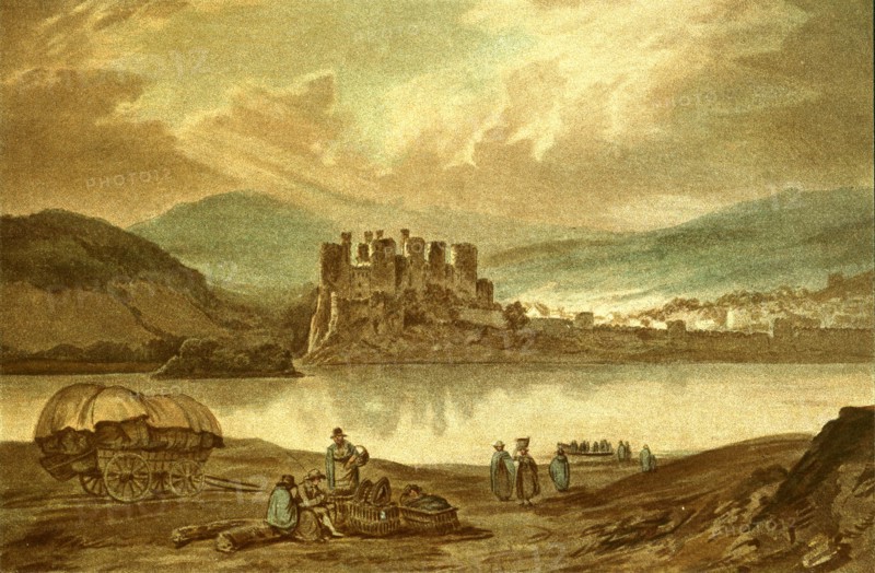 'Conway Castle', (c1900). Creator: Unknown.