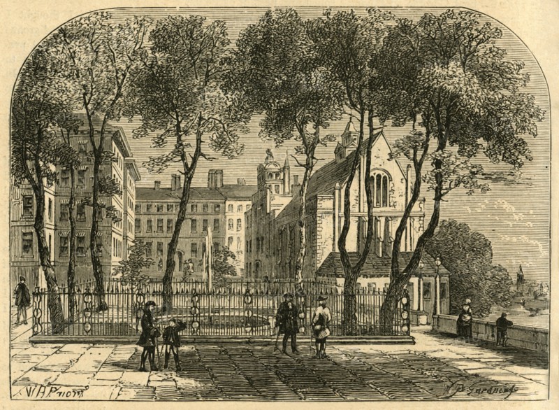 'The Temple Fountain, from an Old Print', (1897). Creator: Unknown.
